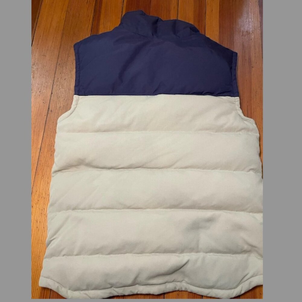 Patagonia Bivy Vest Mens Size S Puffer Duck Down Button Hiking Outdoor 27586